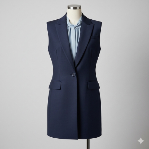 Tailored sleeveless blazer suppliers in pcmc